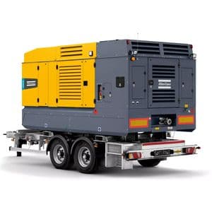 Atlas Copco transportabel høytrykk kompressor