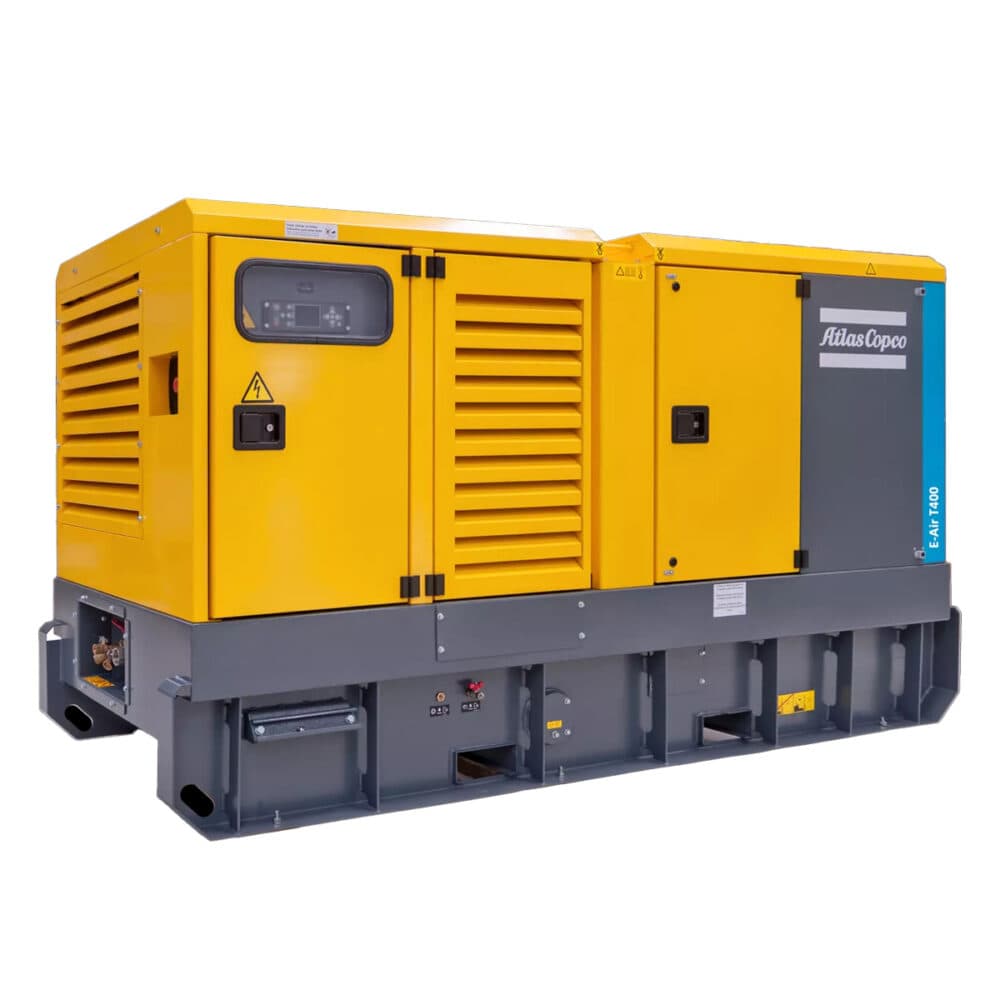 Atlas Copco E-Air T400 elektrisk transportabel kompressor