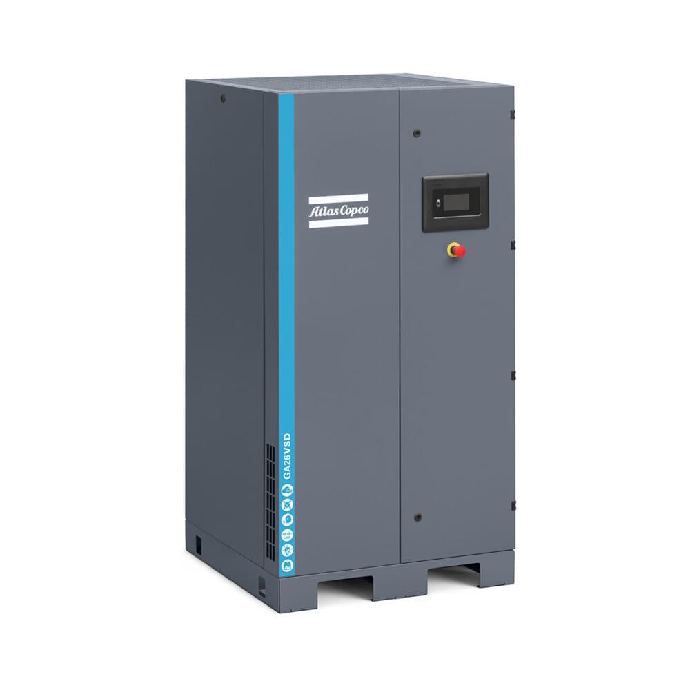 Atlas Copco GA26VSD frekvens styrt kompressor