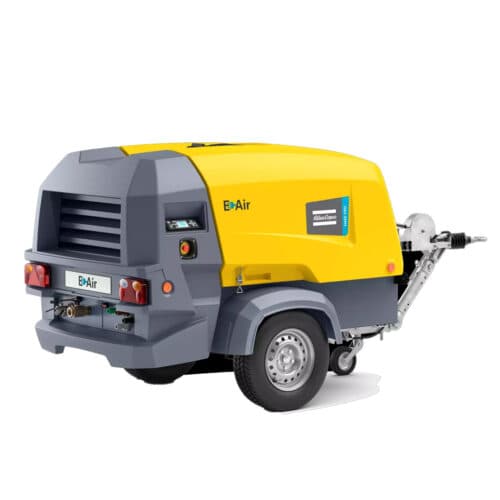 Atlas Copco E-Air H450 elektrisk transportabel VSD kompressor