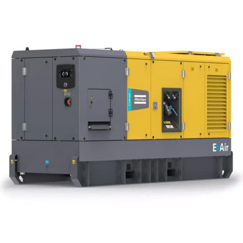 Atlas Copco E-Air elektrisk transportabel VSD kompressor