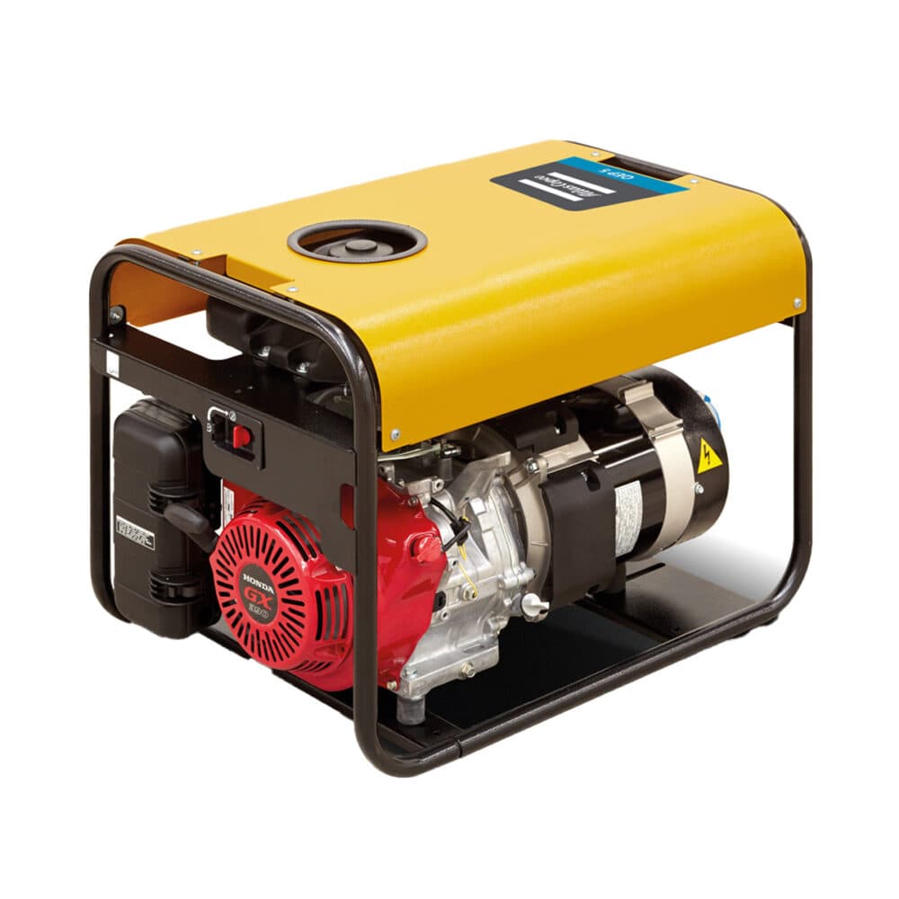 Atlas Copco besindrevet generator med Honda motor.