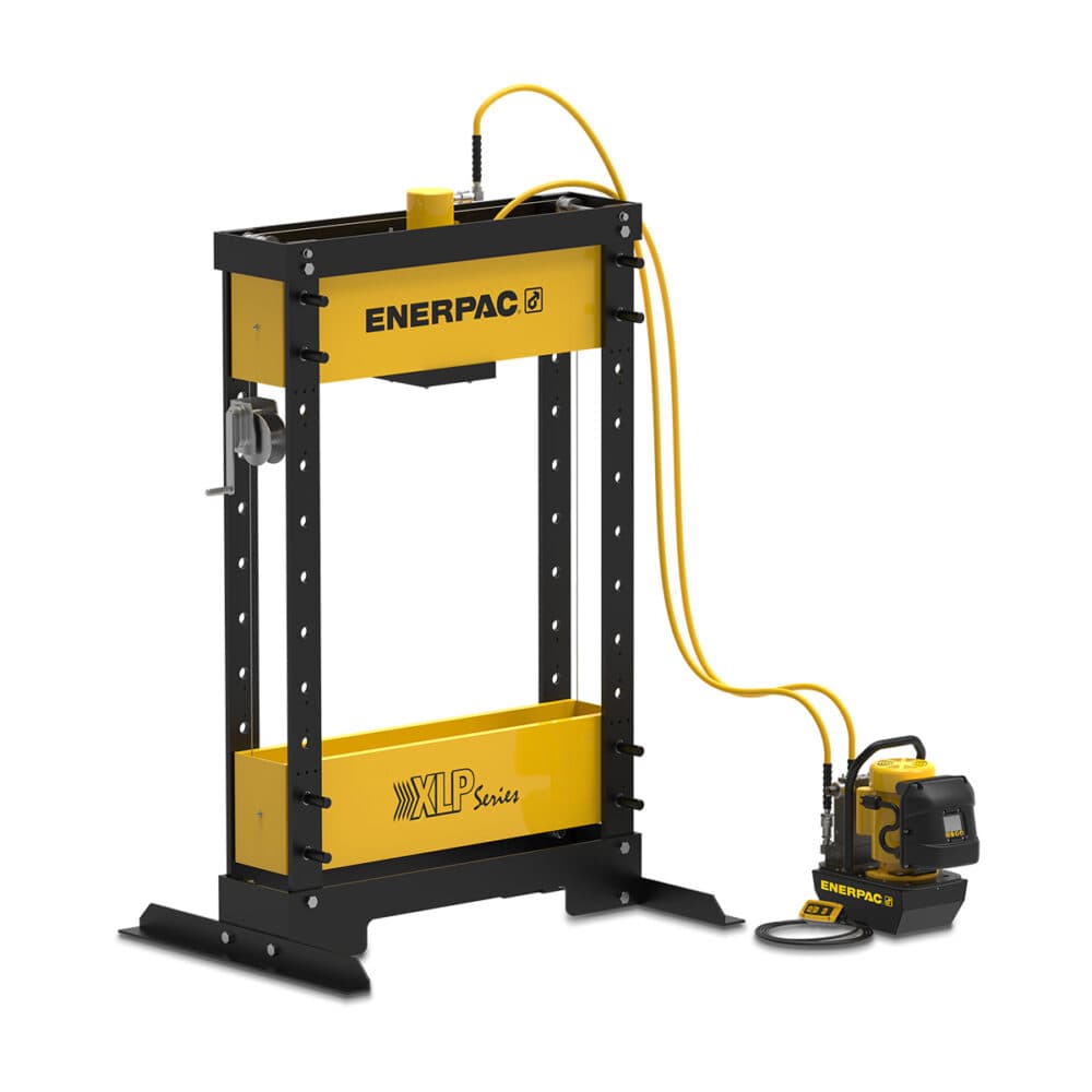 Enerpac XLP serie verkstedpresse med elektrisk motor