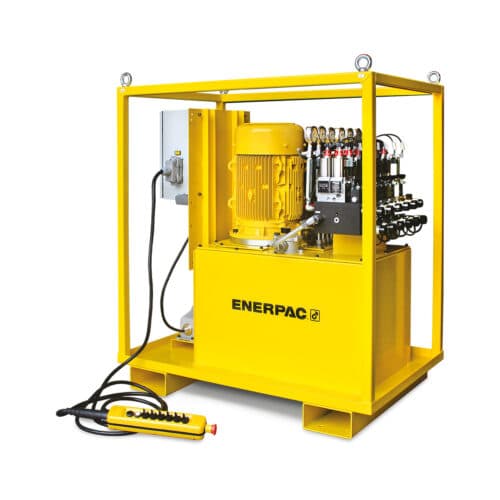 Enerpac SFP serie hydraulikk aggregat med manifold