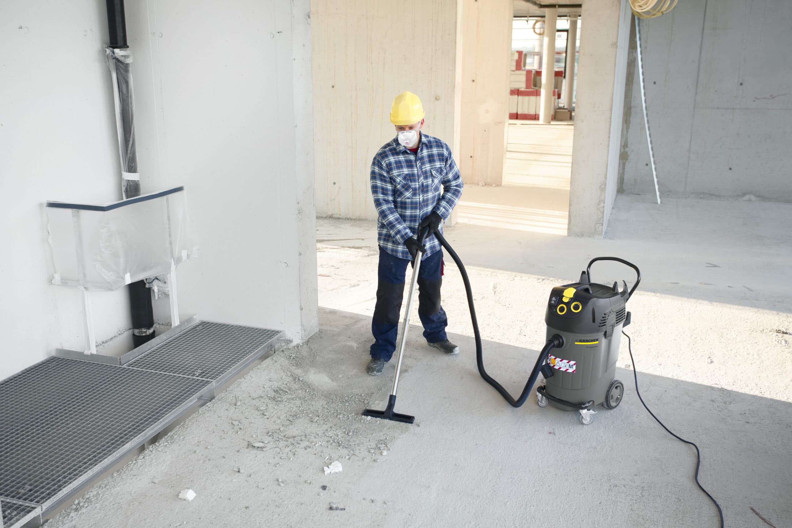 Kärcher NT55/1 Tact TE M støvsuger er en god maskin for bruk på byggeplassen